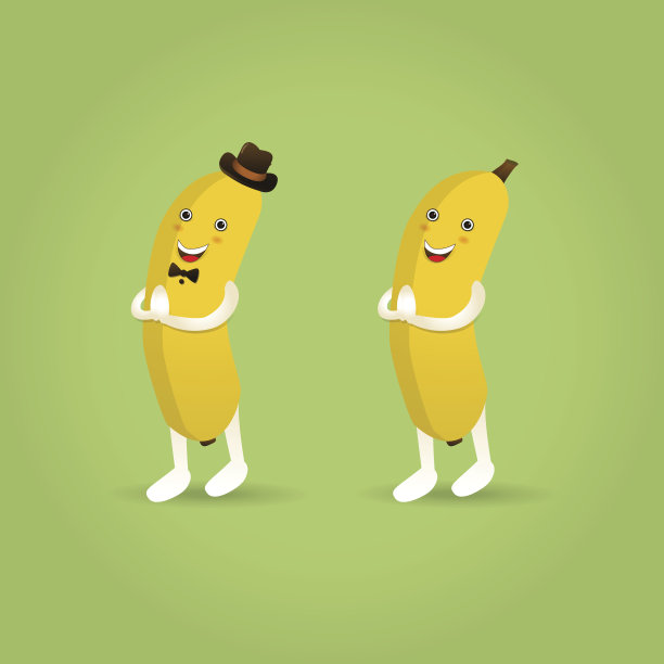 卡通香蕉字符图片下载