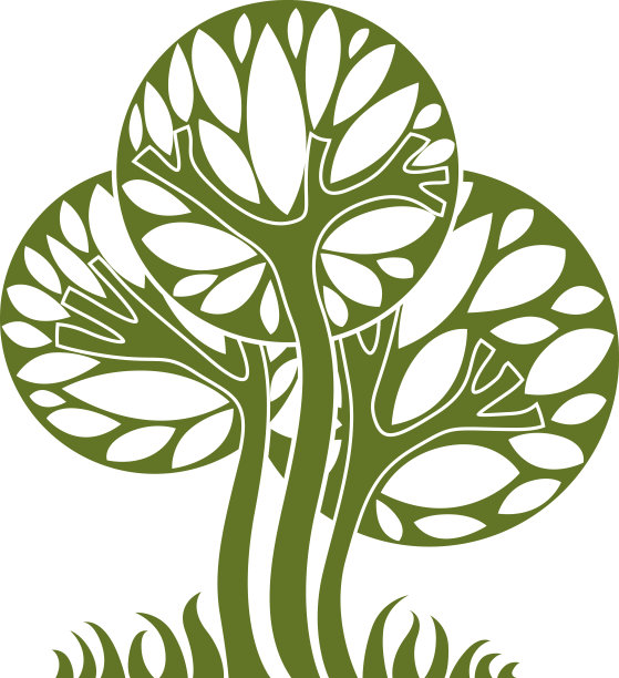 艺术矢量图形插图的树，季节的概念图片下载