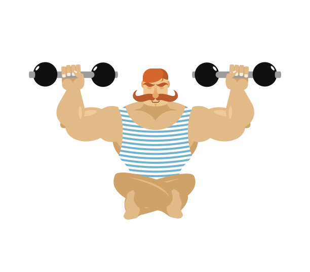 留着红胡子的复古运动员。的运动员。古老的健美运动员。穿着条纹工装裤的强壮老头图片下载