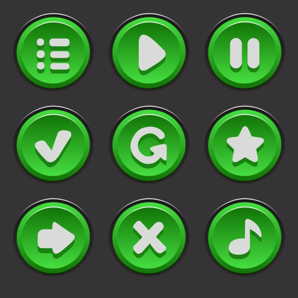 绿色背景上的数字特写镜头图片下载