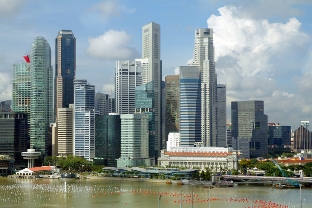 新加坡市中心全景图片下载