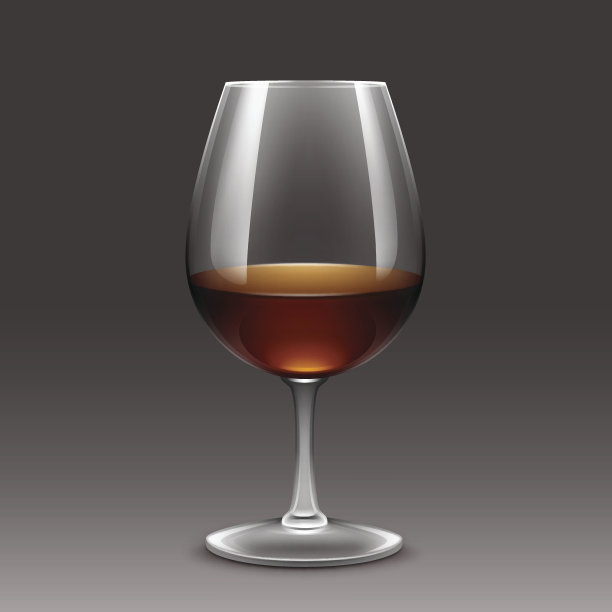 葡萄酒杯矢量隔离透明图片下载