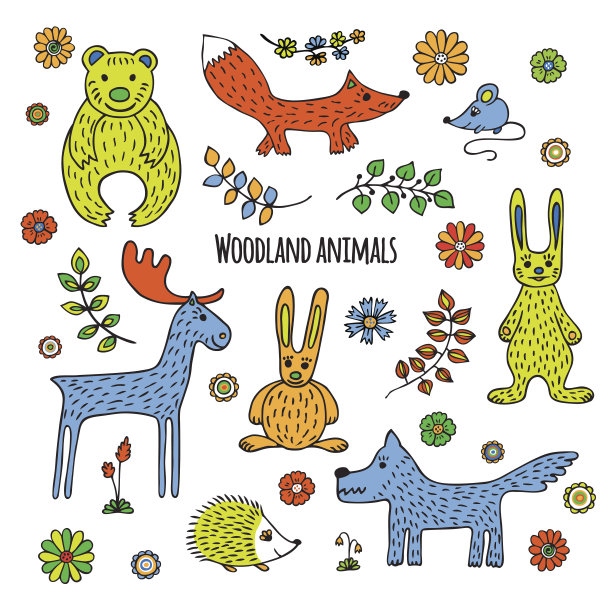 森林动物图片下载