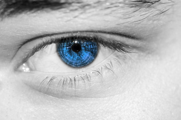 深邃的眼神蓝眼睛图片下载