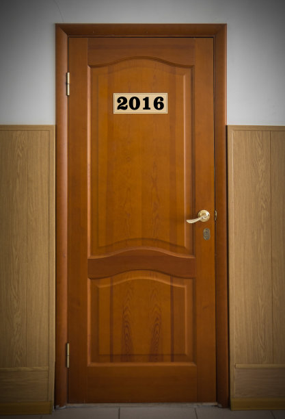 2016号的封闭式木质办公室门。图片下载