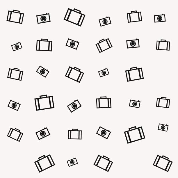 几何简单单色极简矢量假日图案，手提箱或包图片下载