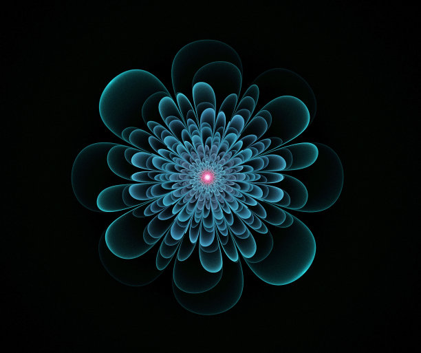 摘要分形花图片下载