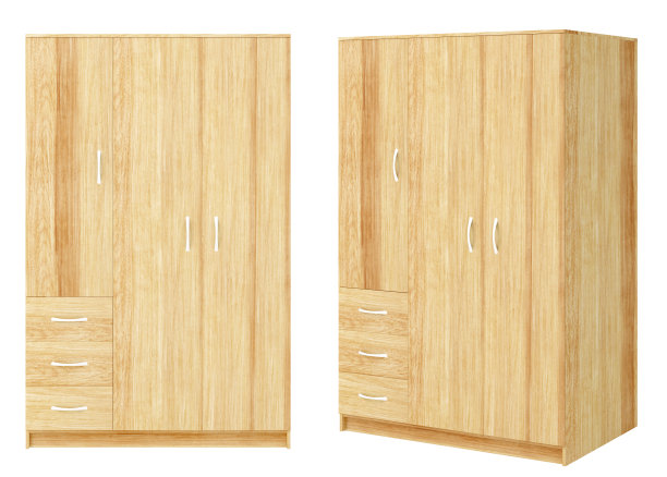封闭的衣柜孤立图片下载