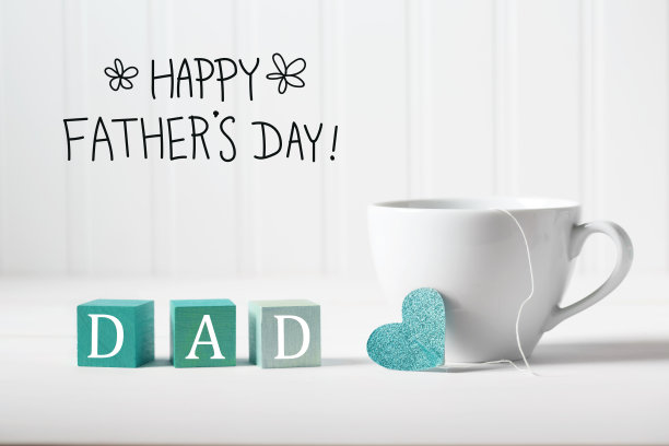 父亲节的信息与咖啡杯图片下载