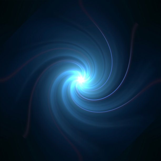 旋转蓝色耀斑曝光图片下载