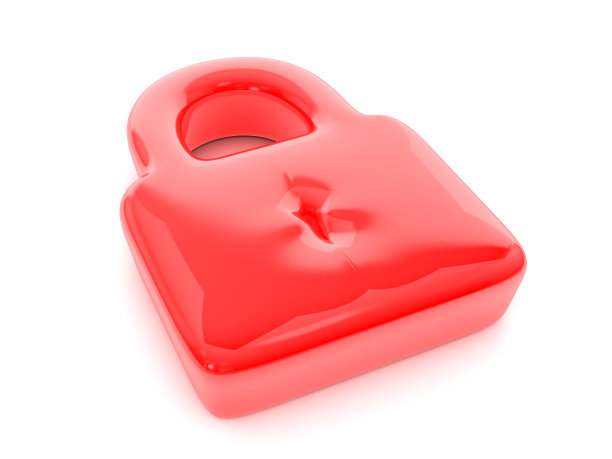 气球挂锁的象征图片下载