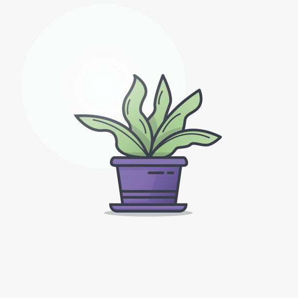 喷壶和花盆图片下载