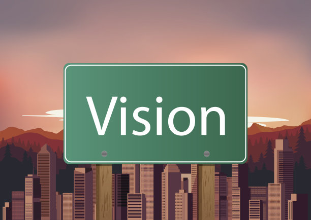 城市背景的视觉标志图片下载