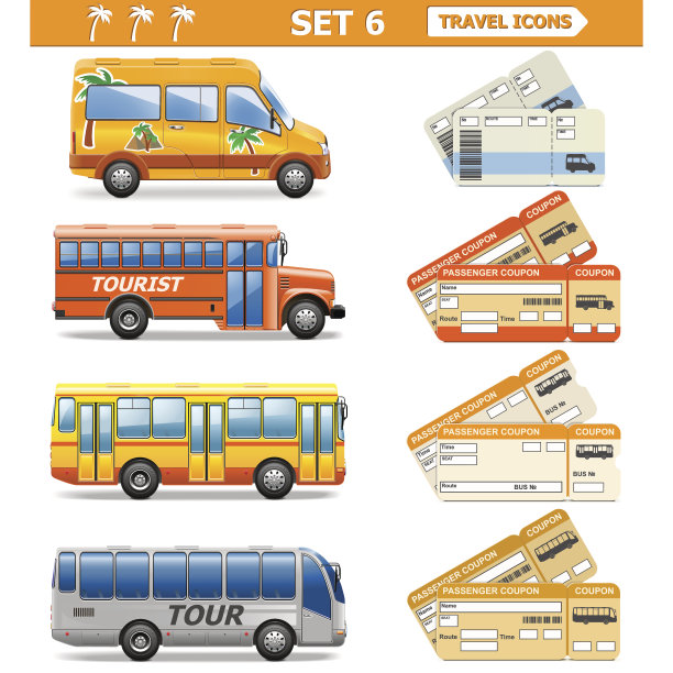 向量旅行图标设置6图片下载