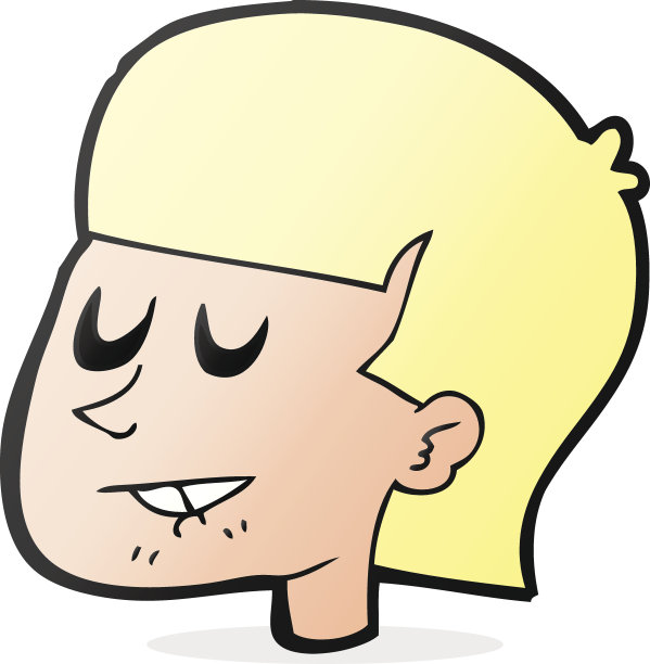 卡通人物咬嘴唇图片下载