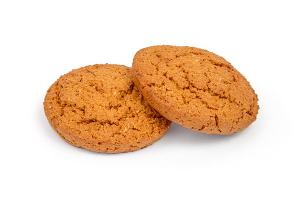 脆脆的新鲜烤糖浆和燕麦饼干图片下载