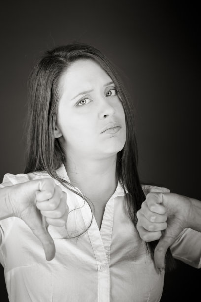 消极的模式显示反对图片下载