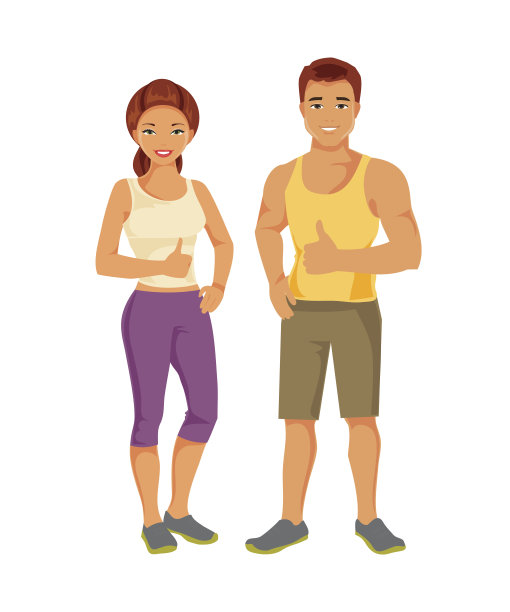 健身矢量图素材ID：163040200