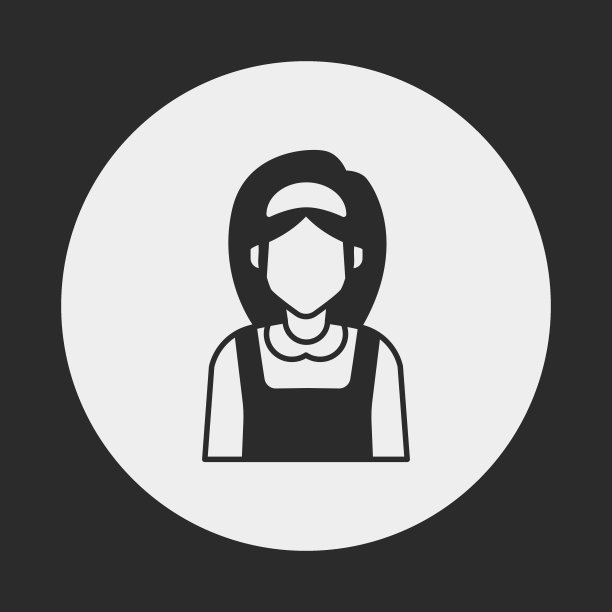 女保洁员图标图片下载