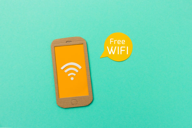 智能手机上有免费wifi标志图片下载