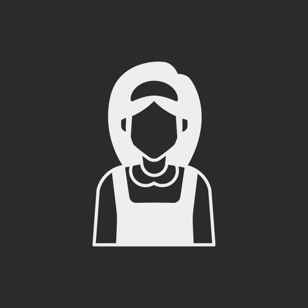 女保洁员图标图片下载