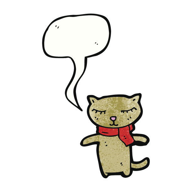 可爱的卡通猫图片下载