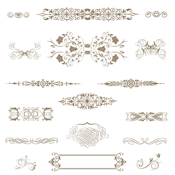 书法的设计元素图片下载