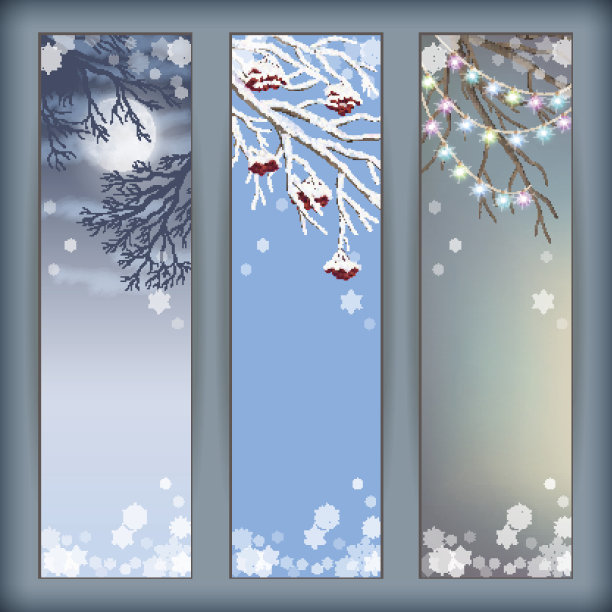 圣诞节向量横幅图片下载