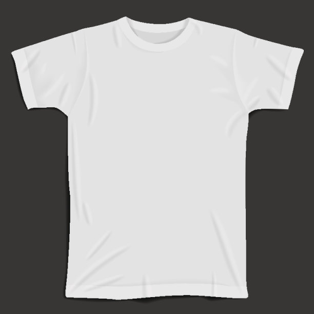 复古背景与空白t恤素材图片