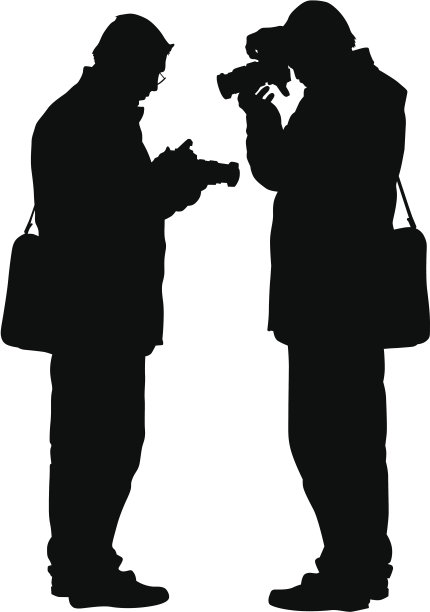 带相机的记者图片下载