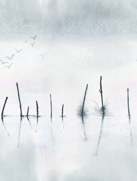 水彩风景图片下载