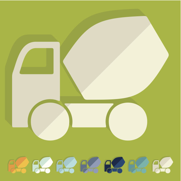 平面设计:水泥搅拌机图片下载