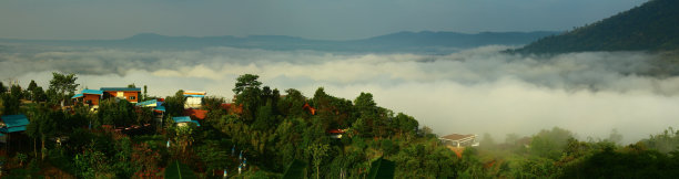 早晨雾泰国图片下载