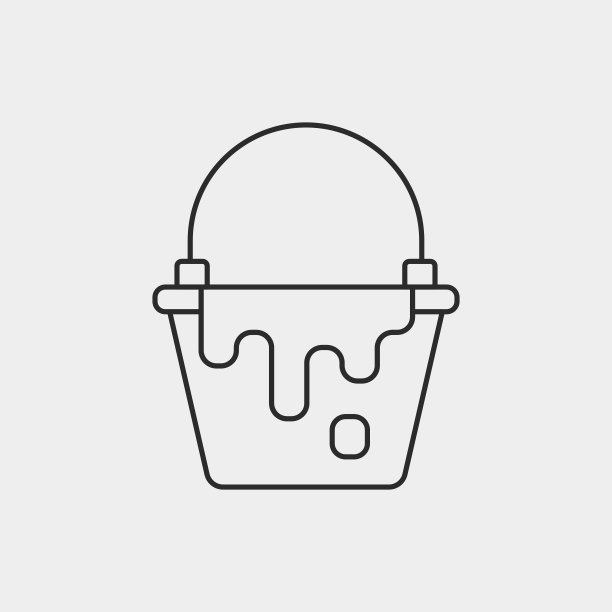 颜料油漆线条图标图片下载