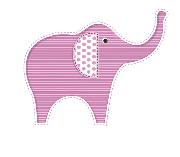 可爱的宝宝大象图片下载