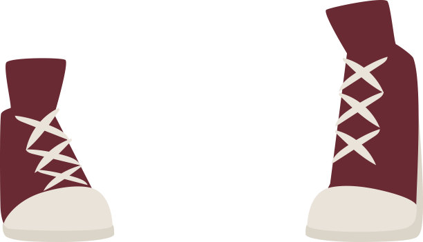 红色复古女装运动鞋时尚运动休闲鞋平底图片下载