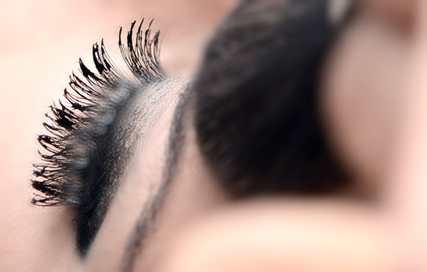 长睫毛的女人眼图片下载