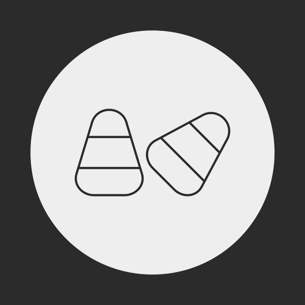 巧克力线条图标图片下载