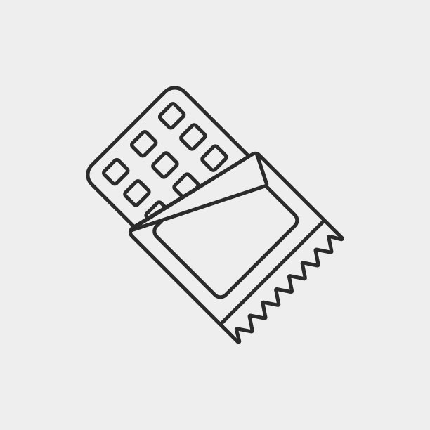 巧克力线条图标图片下载