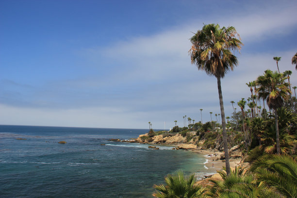 美丽的拉古纳海滩，加州图片下载