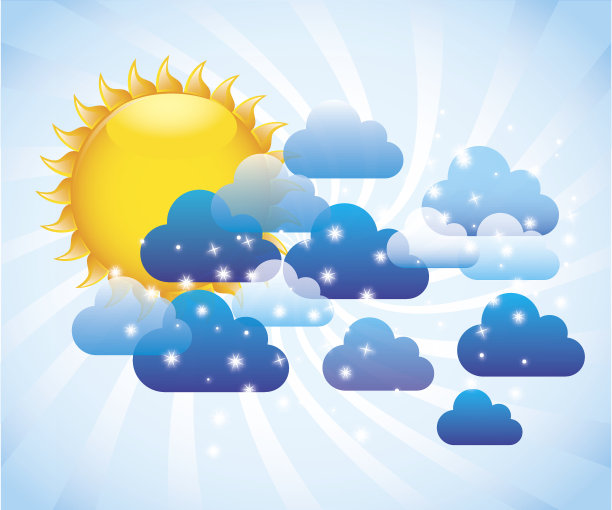 云与太阳图片下载