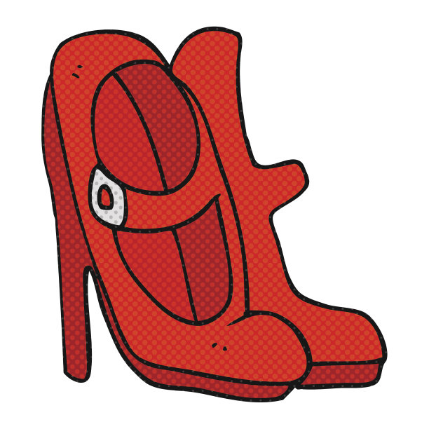 卡通高跟鞋图片下载