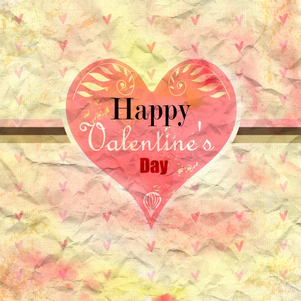 情人节的心形背景图片下载