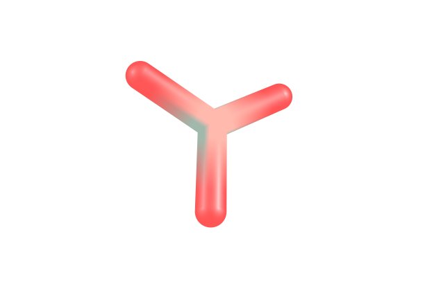 硼烷分子结构孤立于白色图片下载