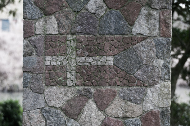 石头丹麦国旗图片下载