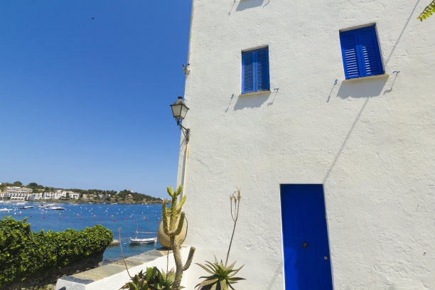 地中海的房子图片下载