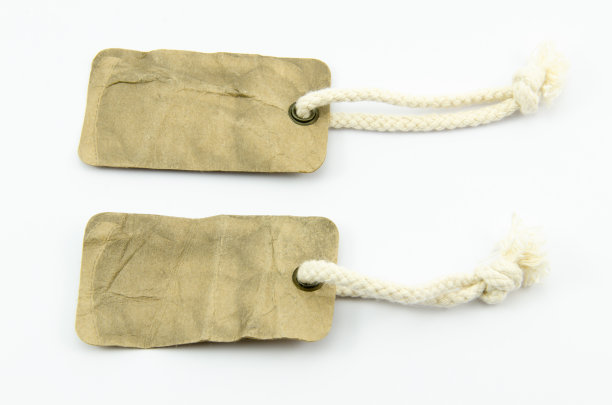 空白价格标签孤立在白色图片下载