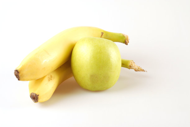 香蕉早午餐和一个苹果图片下载