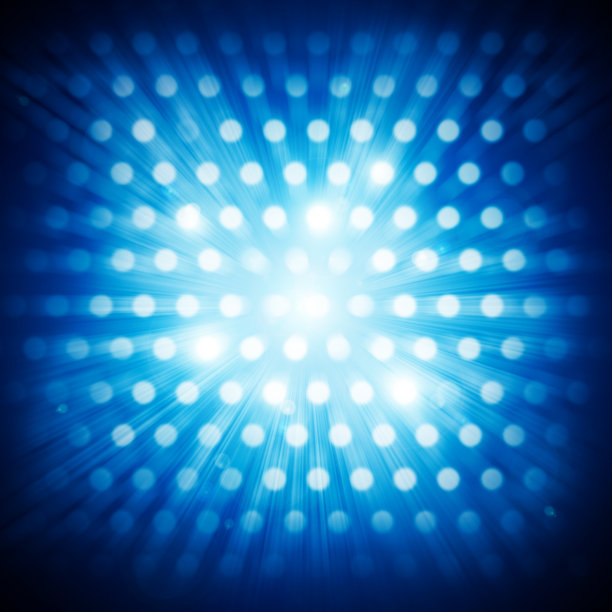 未来的背景与发光的点图片下载