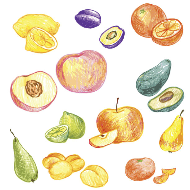 食物向量元素图片下载